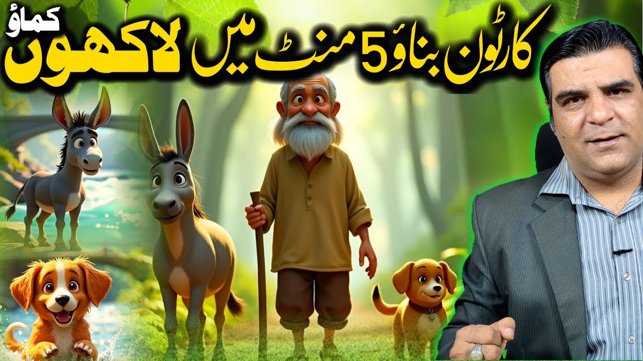 How To Make Cartoon Animation Videos | Online Earning 🤑💯