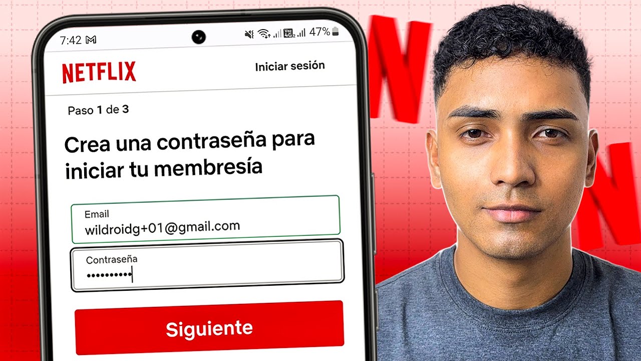 Cómo CREAR una CUENTA de NETFLIX (2026) Registarse En Netflix Por Primera Vez