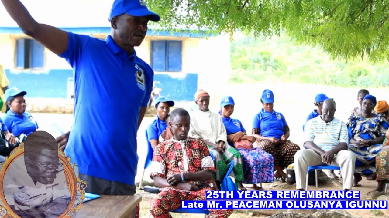 25th Years Remembrance (Late Peaceman Igunnu