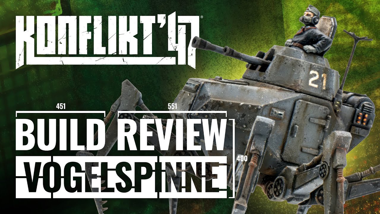 Vogelspinne Light Panzermech Review & Build – New Axis Model Kit for Konflikt ’47!