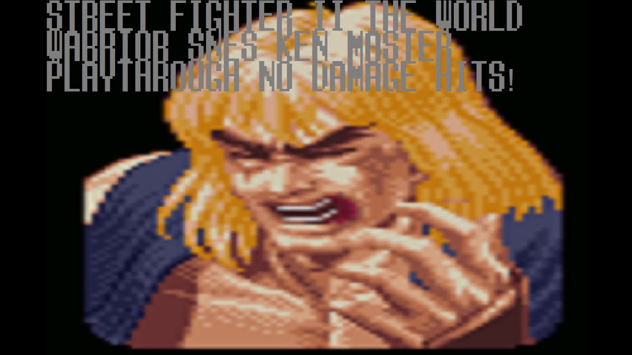 Street Fighter II The World Warrior SNES Ken Hardest Difficulty No Damage/All Perfect Rounds (USA)