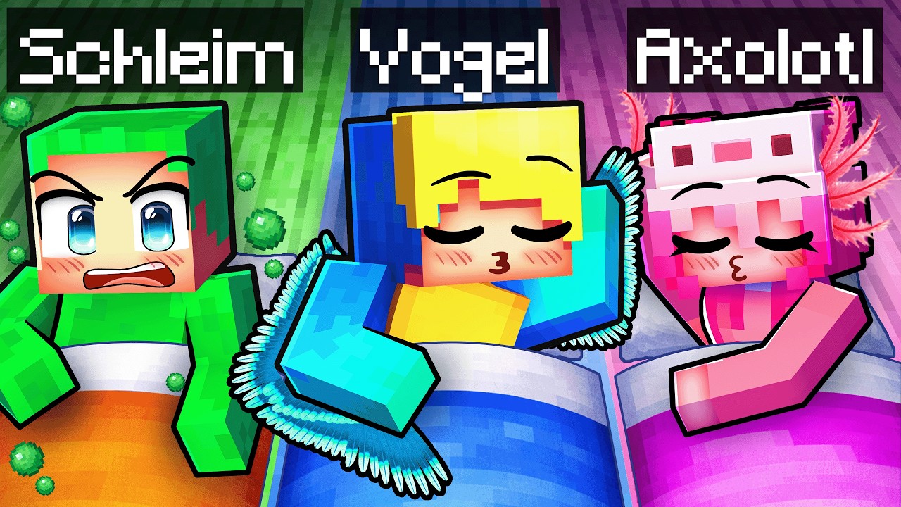 Wir haben eine HAUSTIER ÜBERNACHTUNGS PARTY in Minecraft!