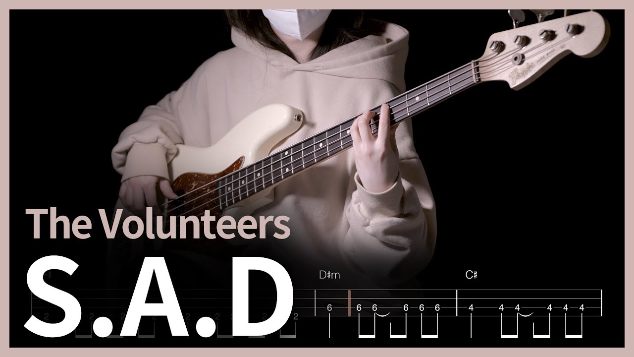 424. The Volunteers - S.A.D 【★★★☆☆】 (Bass Cover) | 베이스 악보[TAB]