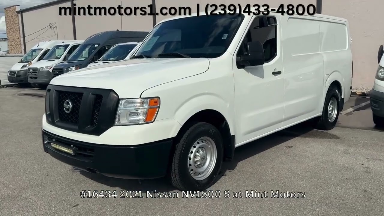 2021 Nissan NV 1500 S Upfit | Job-Ready Commercial Van at Mint Motors Fort Myers