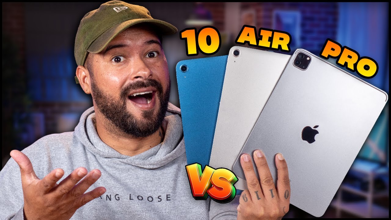 IPAD 10 vs IPAD AIR vs IPAD PRO saiba qual COMPRAR?! 🤔