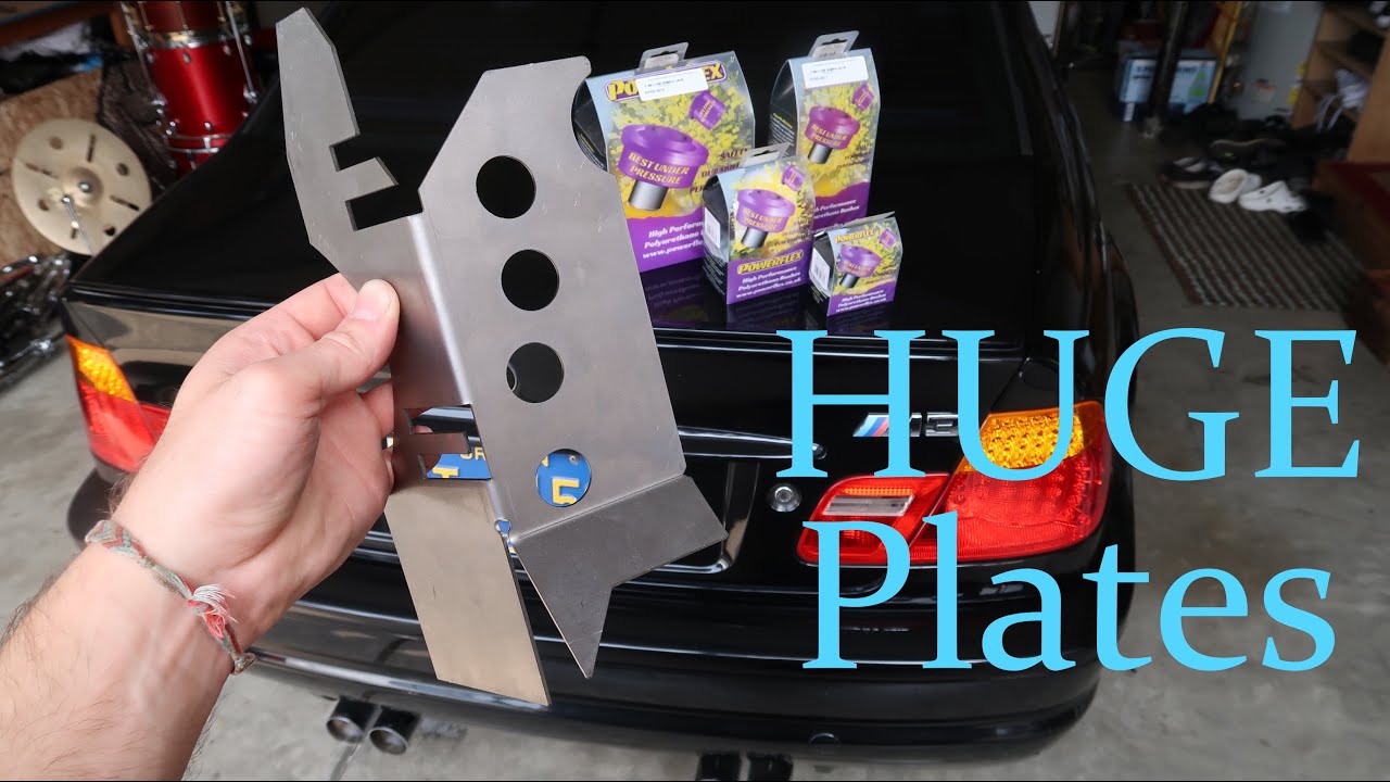 BMW E46 M3 | Rear Subframe Reinforcement DIY - Welding on the BIGGEST Plates You Can Find Pt. 2