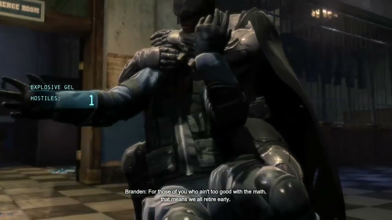 Arkham Origins Swat Conference Room NG+ Explosive Gell Strategy