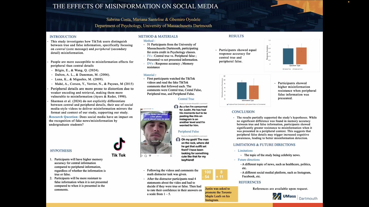 The Effects of Misinformation on Social Media