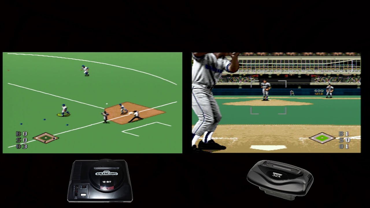 World Series Baseball 95 genesis vs 32X