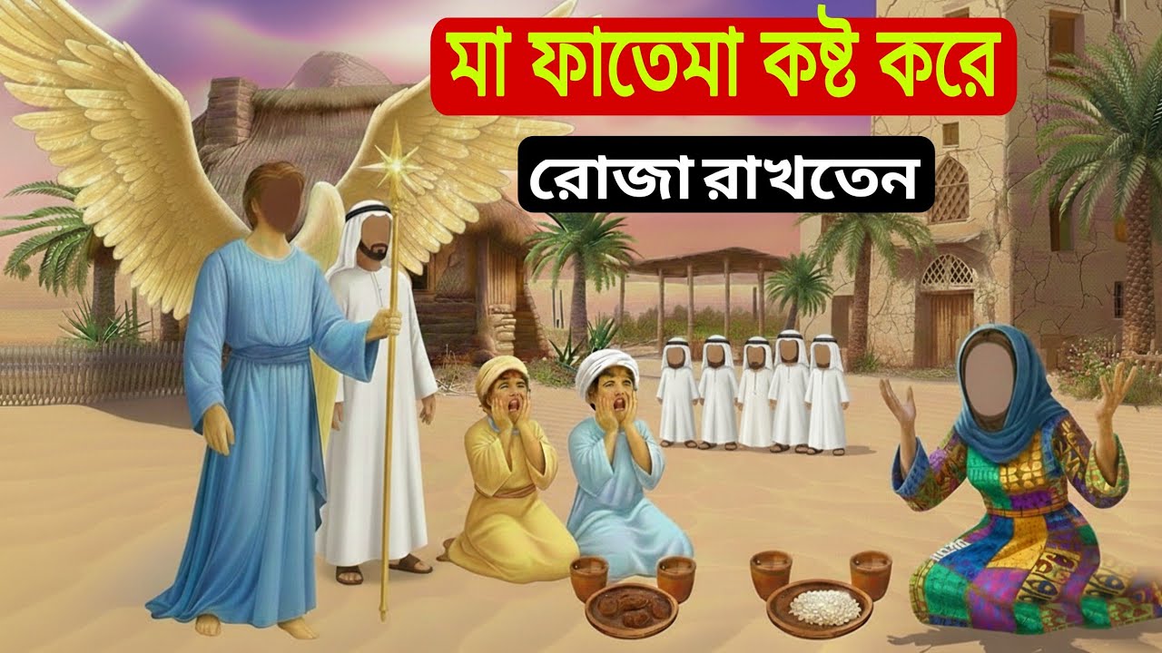  মা ফাতেমার (রাঃ) কষ্ট করে রোজা রাখার হৃদয়স্পর্শী ঘটনা | Ma Fatema Roza Story new story video 2026 !