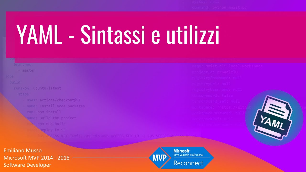 YAML - Sintassi ed utilizzi