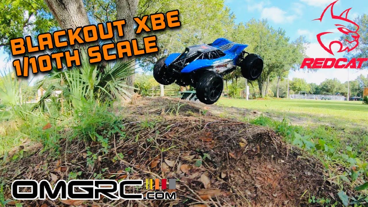Unboxing & Running - Redcat Blackout XBE 1/10th buggy OMGRC.com