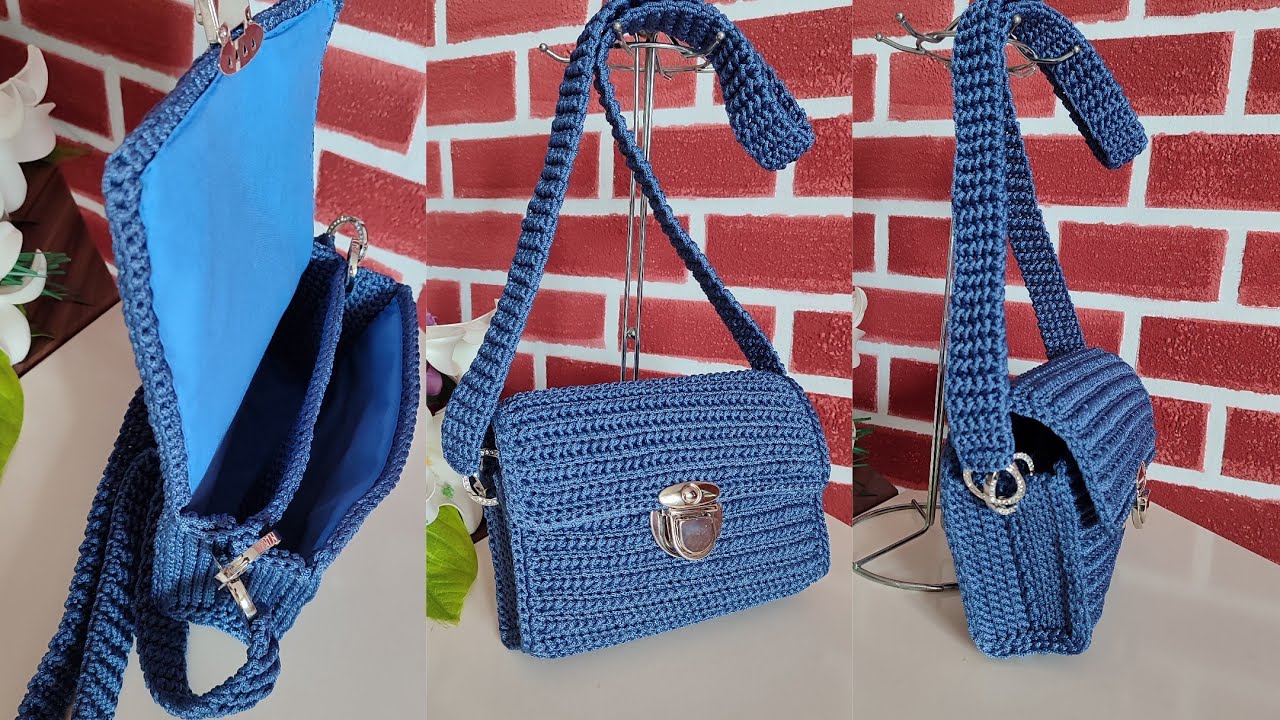 KENDİSİ KÜÇÜK İŞLEVİ BÜYÜK ÖRGÜ ÇANTA #handmadebags #crochet #örgüçantayapımı 