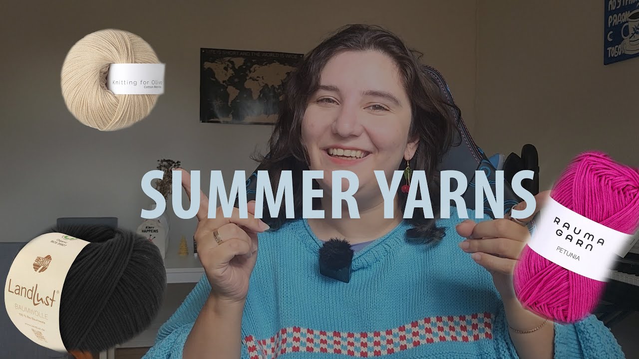 Summer Yarns Tier List - Rating yarns I've used for knitting this year