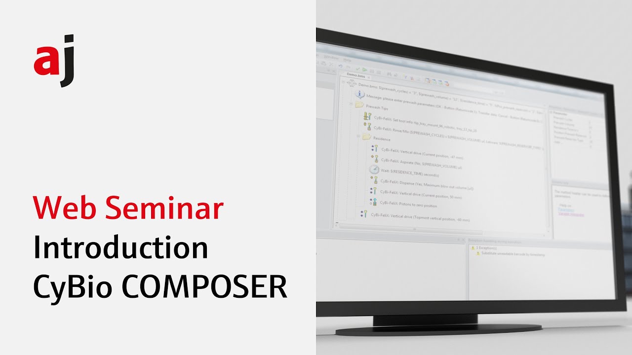 Web Seminar: Introduction CyBio COMPOSER