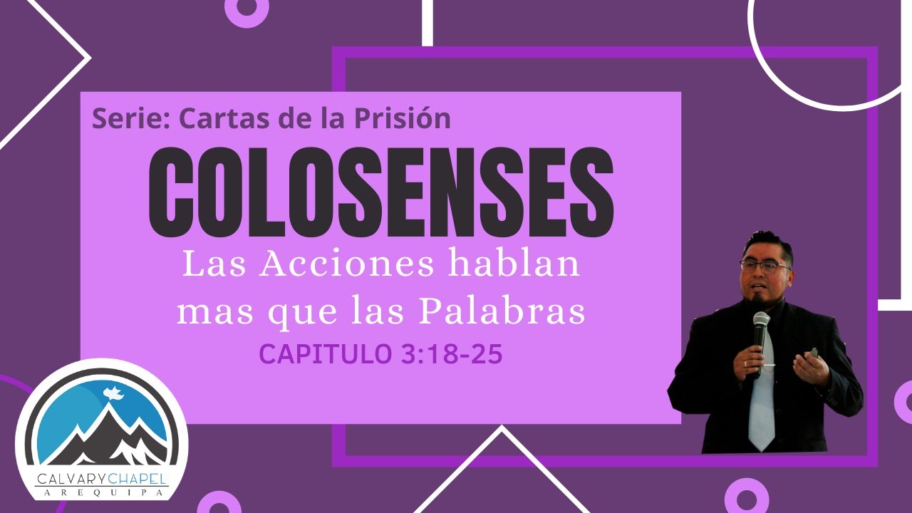 Colosenses Capitulo 3:18-25