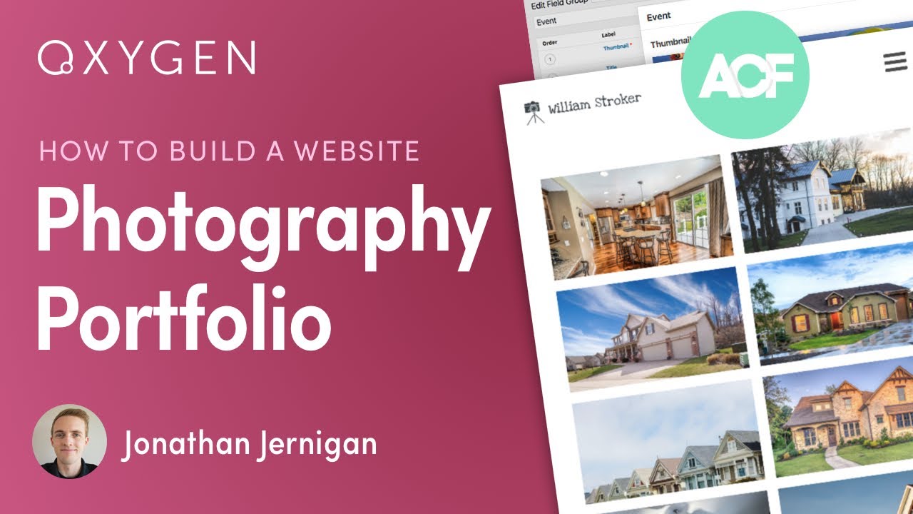 How to Create a Photography Portfolio in WordPress - Using Oxygen with Advanced Custom Fields