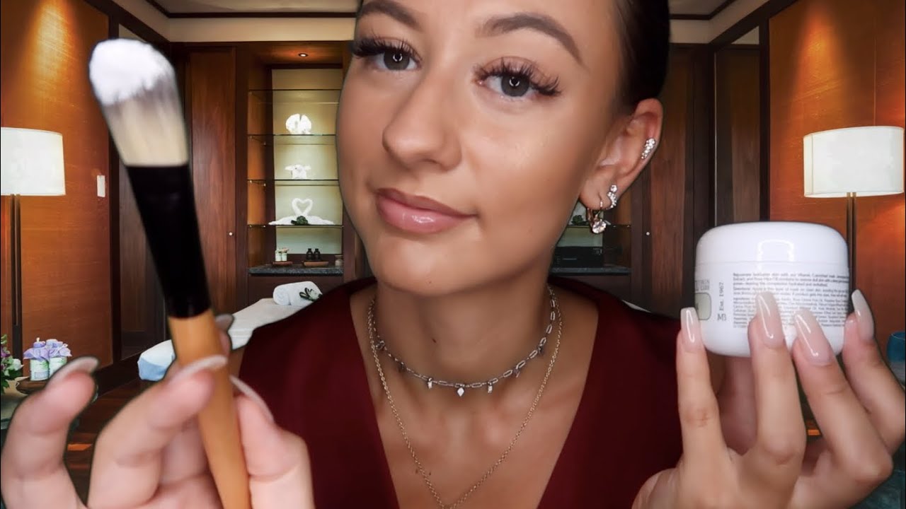 [ASMR] Spa Facial & Face Massage Roleplay (Soft Spoken)