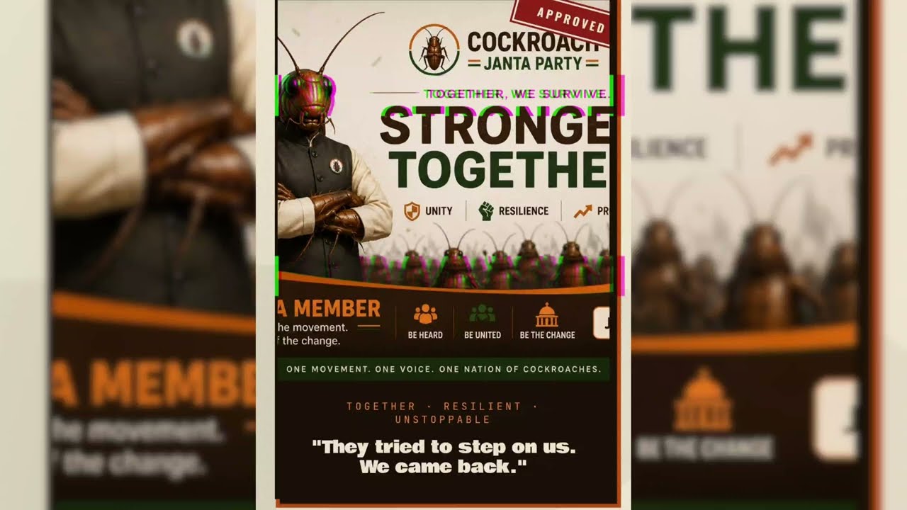 Cockroach Janta Party official theme song @CJP @abhijeetdipke @youthofindia @mememovement