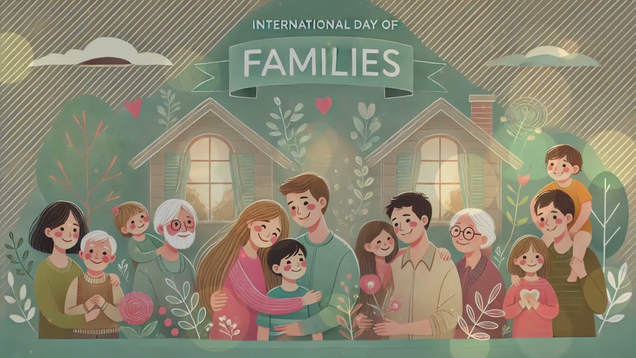 🌍 International Day of Families | Beautiful Tribute with Music & HD Background 🌿