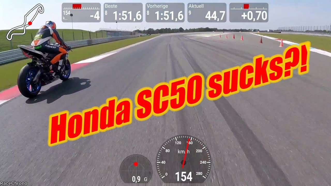 How about the Honda CBR 954? Does it suck on Track? Assen 1:51