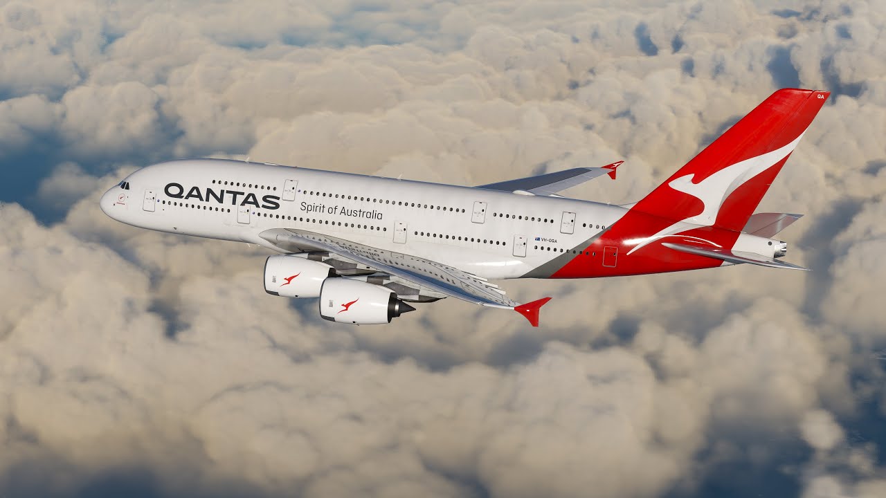 MSFS | FlyByWire A380-842 São Paulo GRU - Sydney SYD | Departure