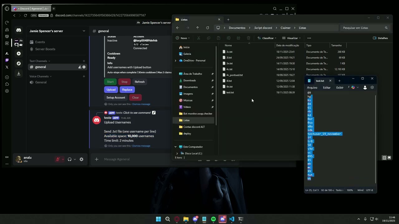 ModusClaim | Discord Username Sniper Bot + Checker | Work 2025/2026