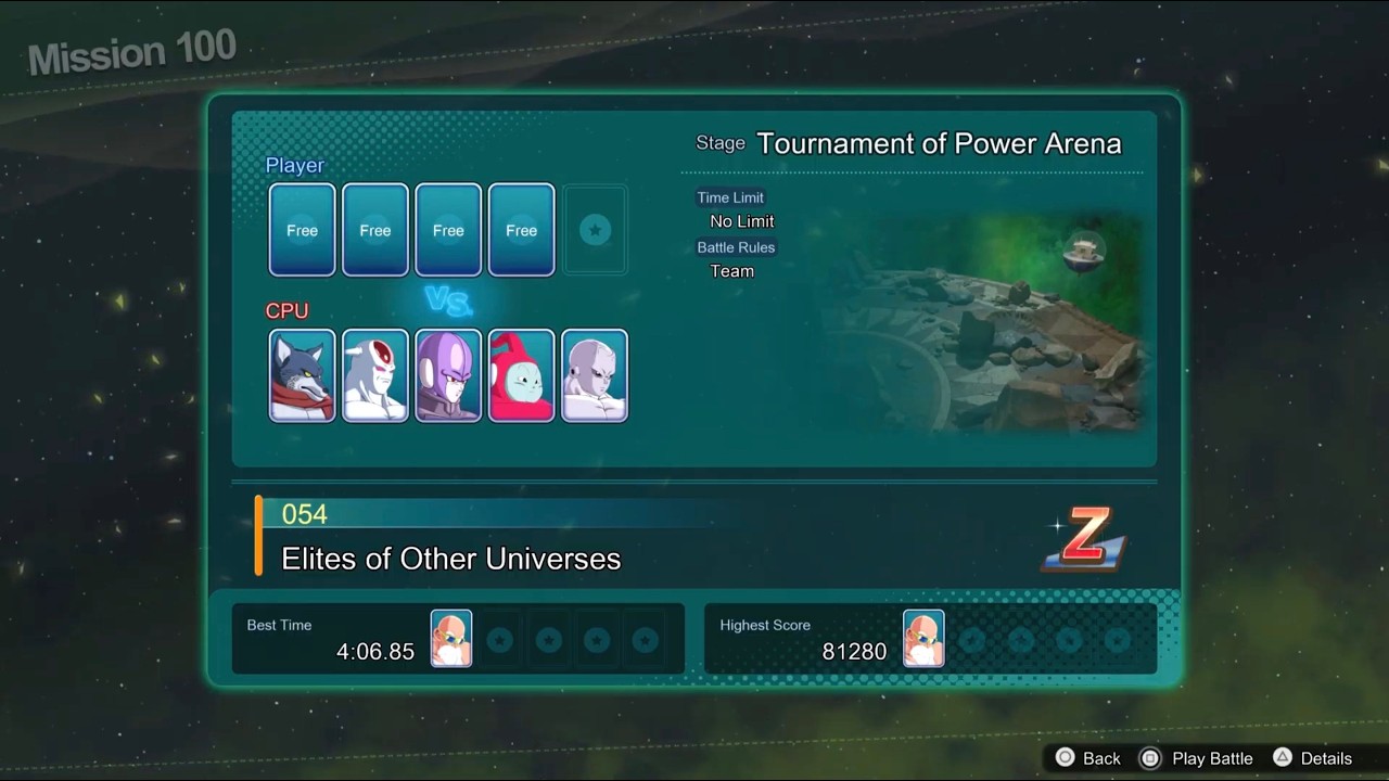 DRAGON BALL: Sparking! ZERO Mission 100, Elites of Other Universes