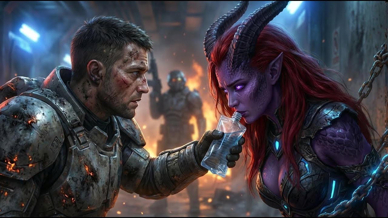 HE GAVE WATER TO THE DRAGON PRISONER — AND SHE BECAME THE WEAPON THAT SAVED THE FEDERATION. HFY