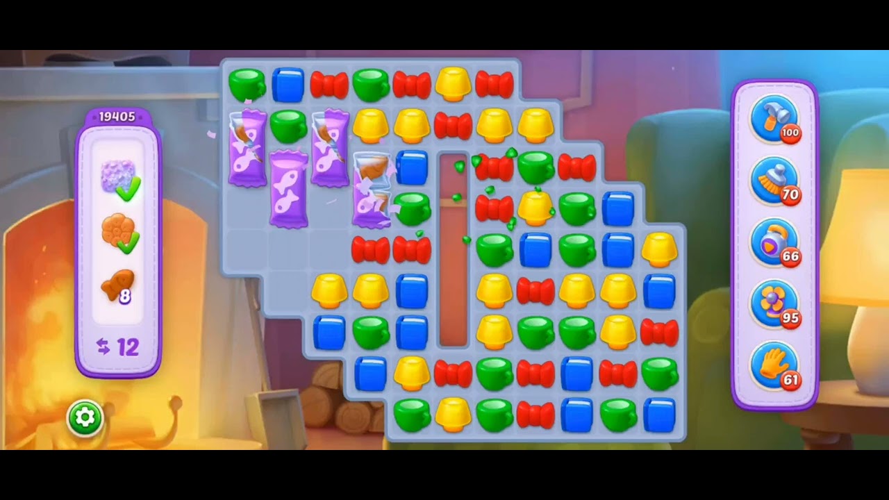 Homescapes Level 19405 Hard (No Boosters)