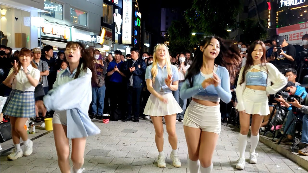 [STREET ARTIST] LADY B. INTERACTIVE HONGDAE BUSKING. 230520.