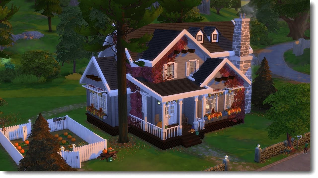 AUTUMN COTTAGE | The Sims 4 Speed Build