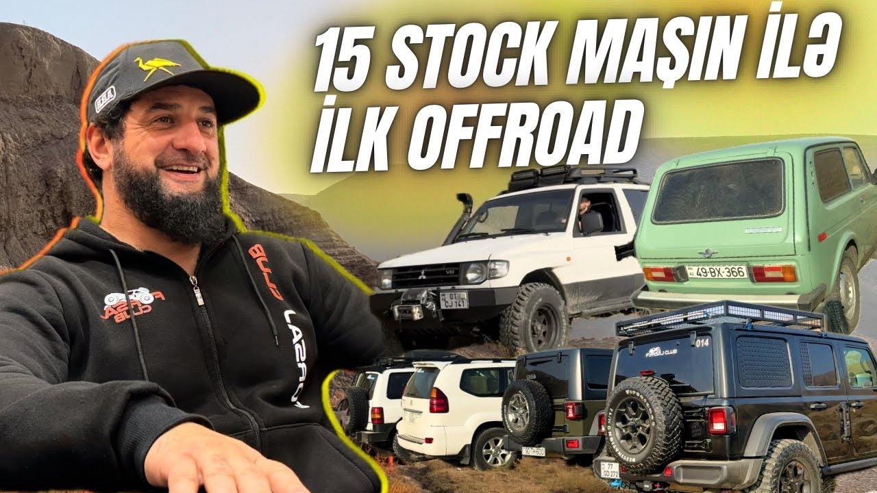 İLK OFFROAD TƏCRÜBƏSİ, CƏNGİ- NIVA, WRANGLER, PAJERO, JIMNY, PRADO, PATHFINDER, TERRANO, FORTUNER