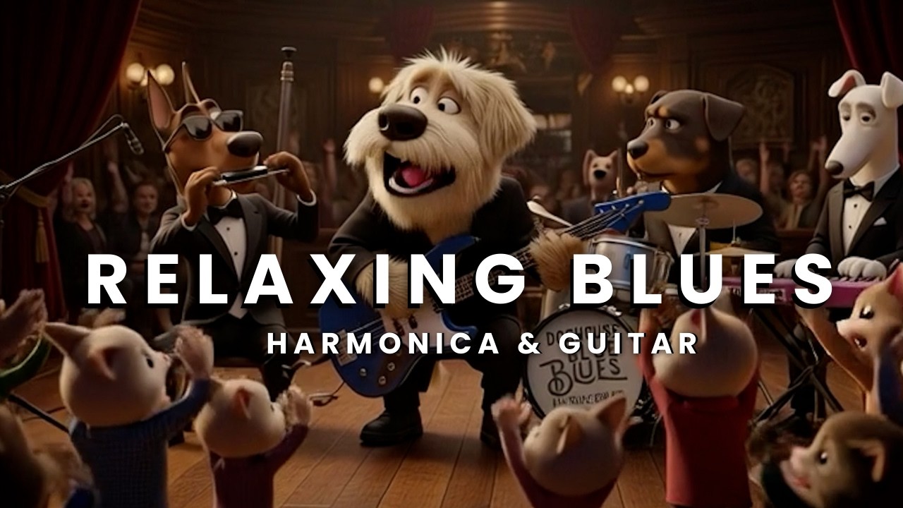Relaxing Harmonica Blues Music for Stress Relief & Peaceful Mind