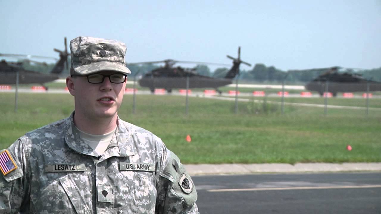 A Wisconsin Guard Soldier plays an important role as an Aviation Specialist