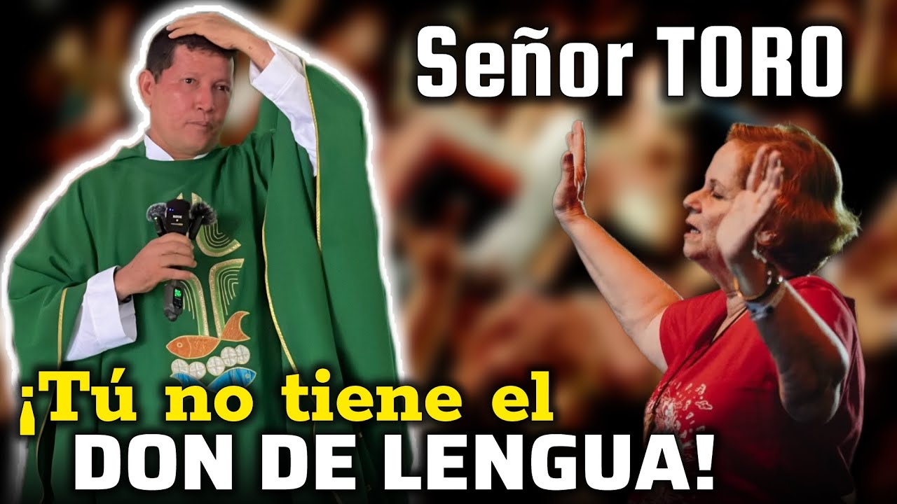 💥PROTESTANTE presume hablar en LENGUAS para intimidar al PADRE LUIS TORO😱