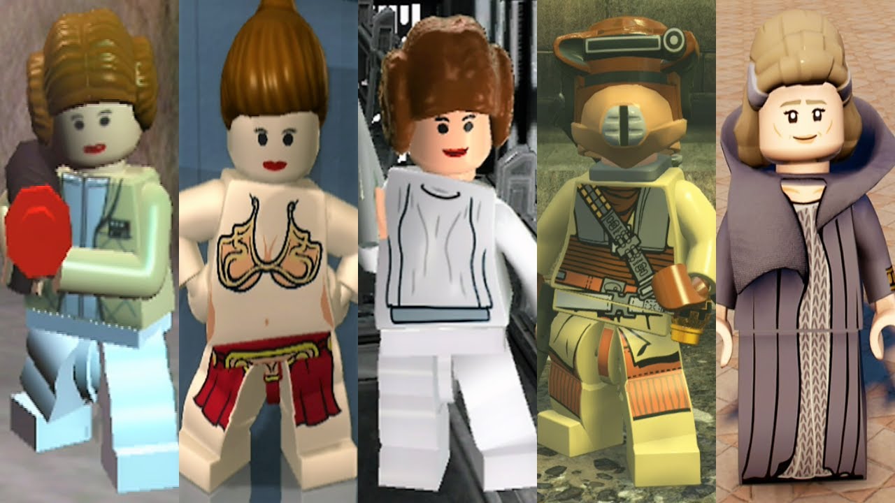 The Evolution of Princess Leia in LEGO Star Wars Games