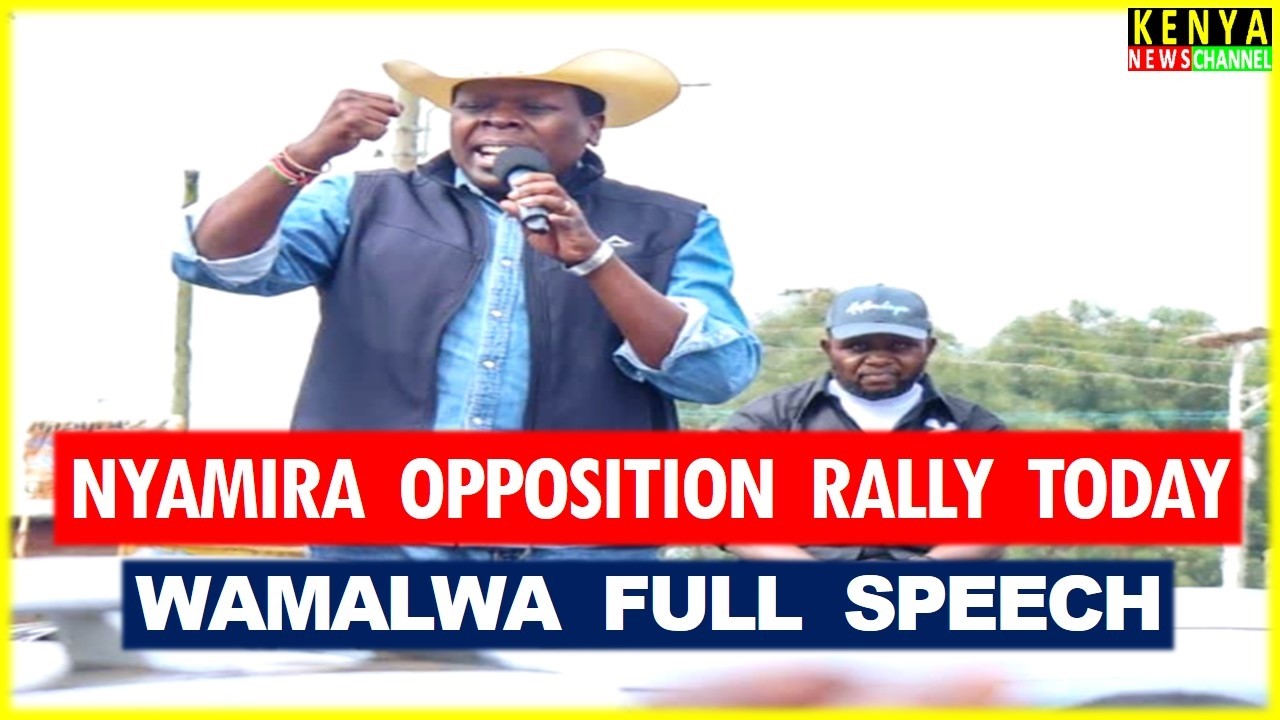 WAMALWA ON FIRE Listen what he told Ruto as he joined Matiangi, Kalonzo & Gachagua today in Nyamira