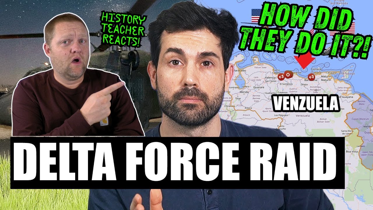 How U.S Delta Force Raid Captured Maduro | Cappy Army | History Teacher Reacts