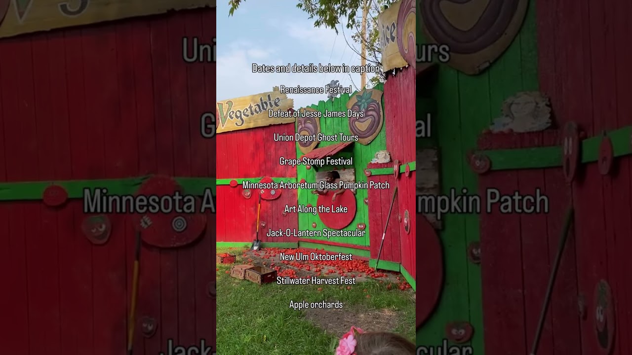 Ten fun fall events and festivals happening across Minnesota this season! 🍁🍎 ) Aug