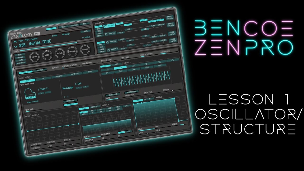 Zenology Pro for Beginners 1: Oscillators and Structure