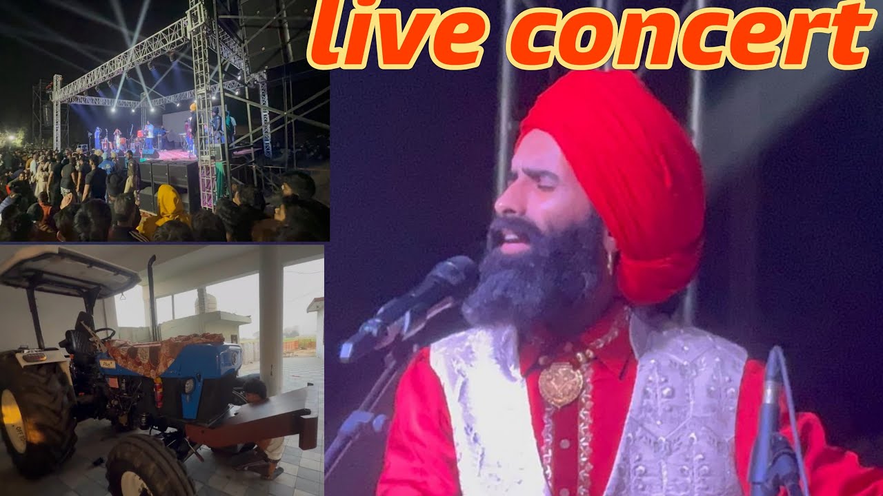 Ajj blue horse de bumer te hood la ti /live consert kanvar grewal/jantivlogs160