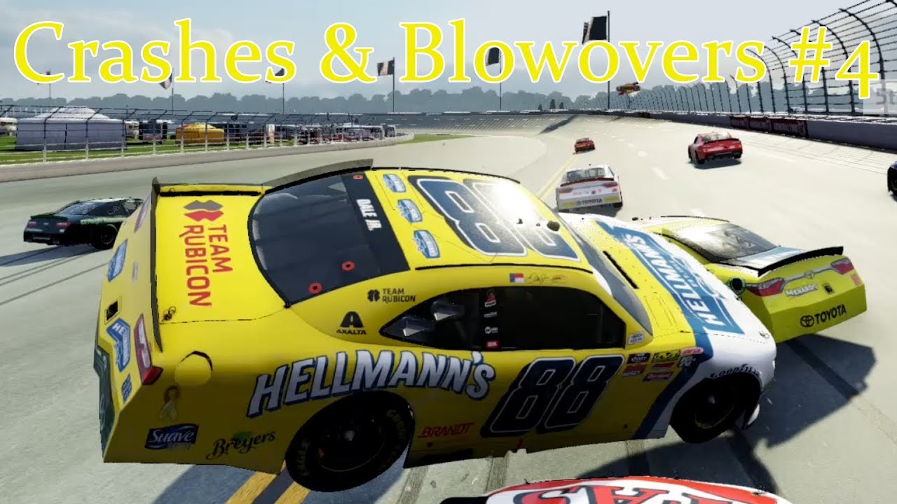 NASCAR Heat 3 Crashes & Blowovers #4