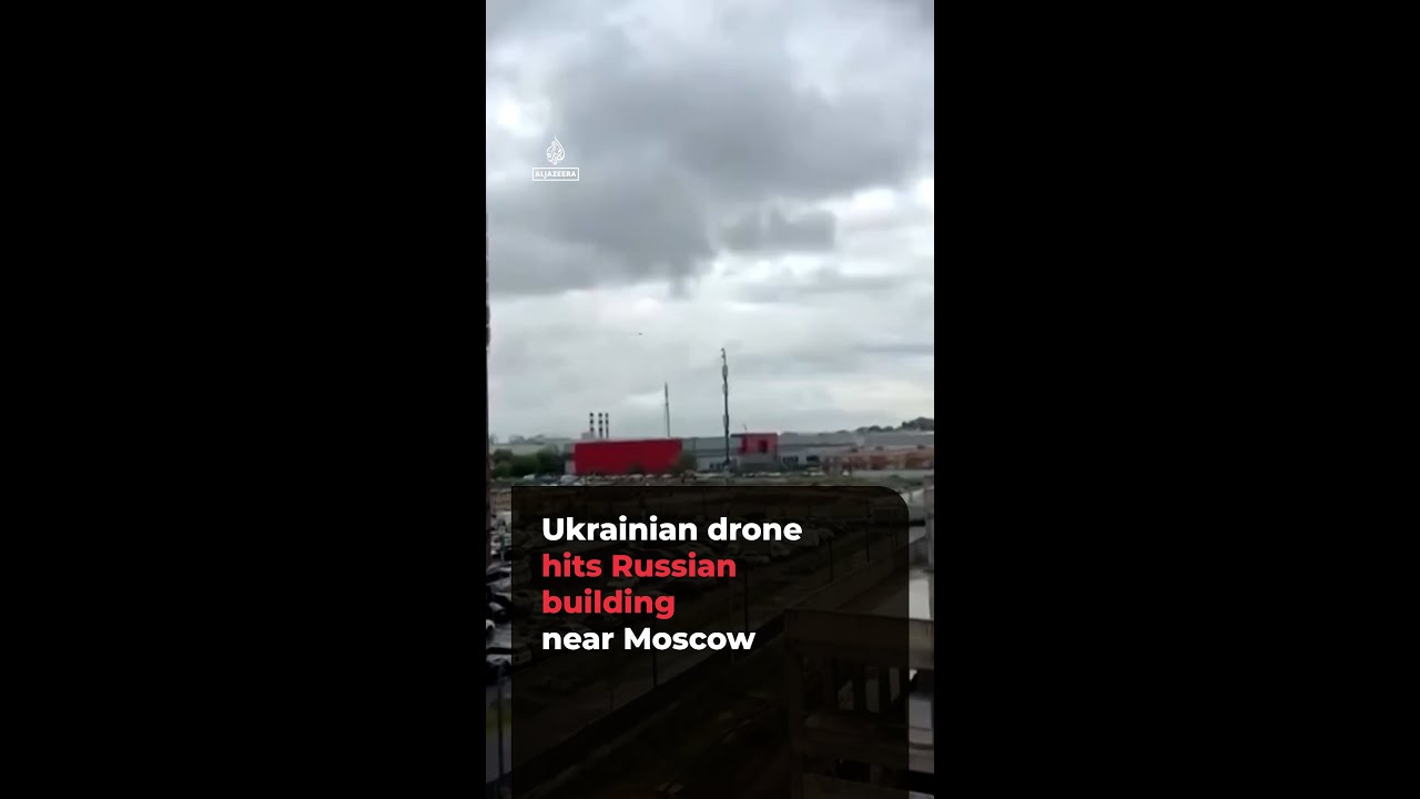 Ukrainian drone detonates near Moscow