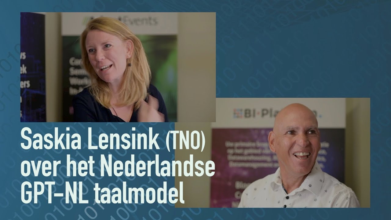Saskia Lensink (TNO) over de ontwikkeling van GPT-NL