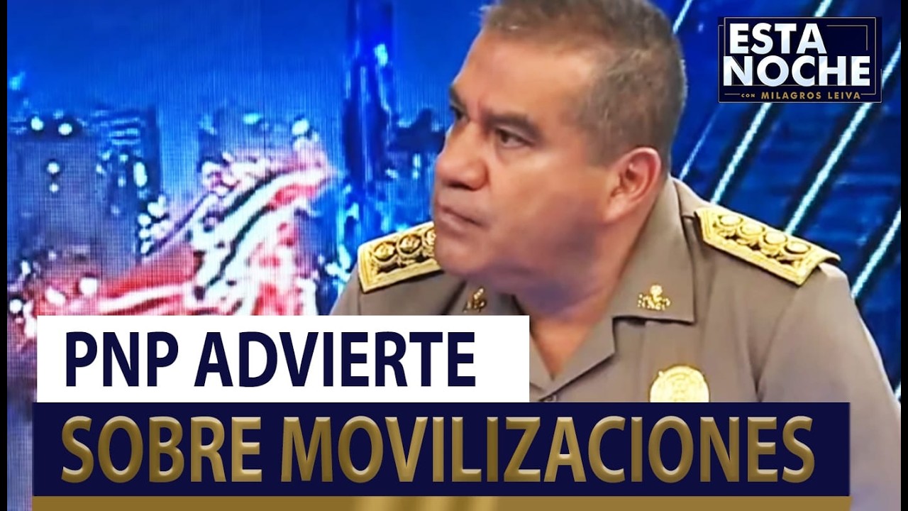 General Arriola responde a convocatoria de protestas y posible &ldquo;toma de Lima&rdquo;