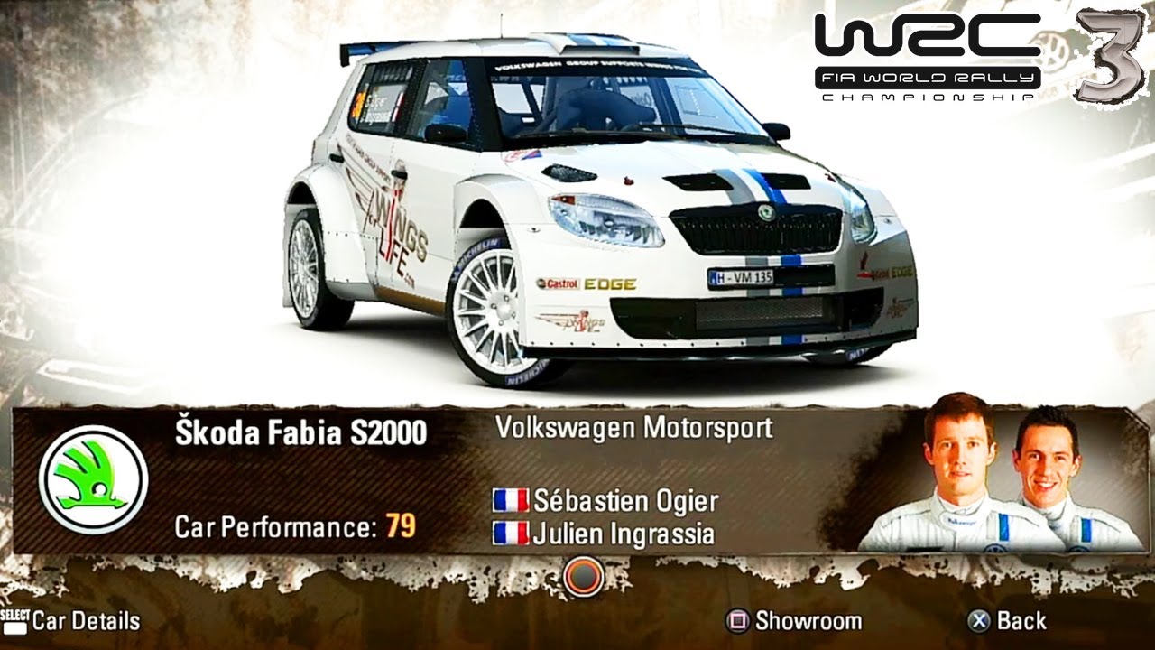 WRC 3 | Škoda Fabia S2000 | Sébastien Ogier | Acropolis Rally 