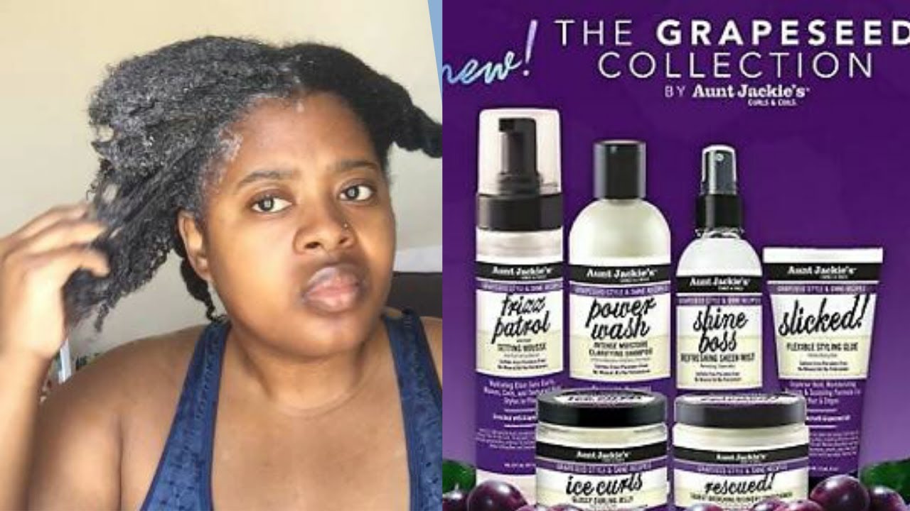 Aunt Jackie's Grapeseed collection review| Avorygrace | South African Youtuber