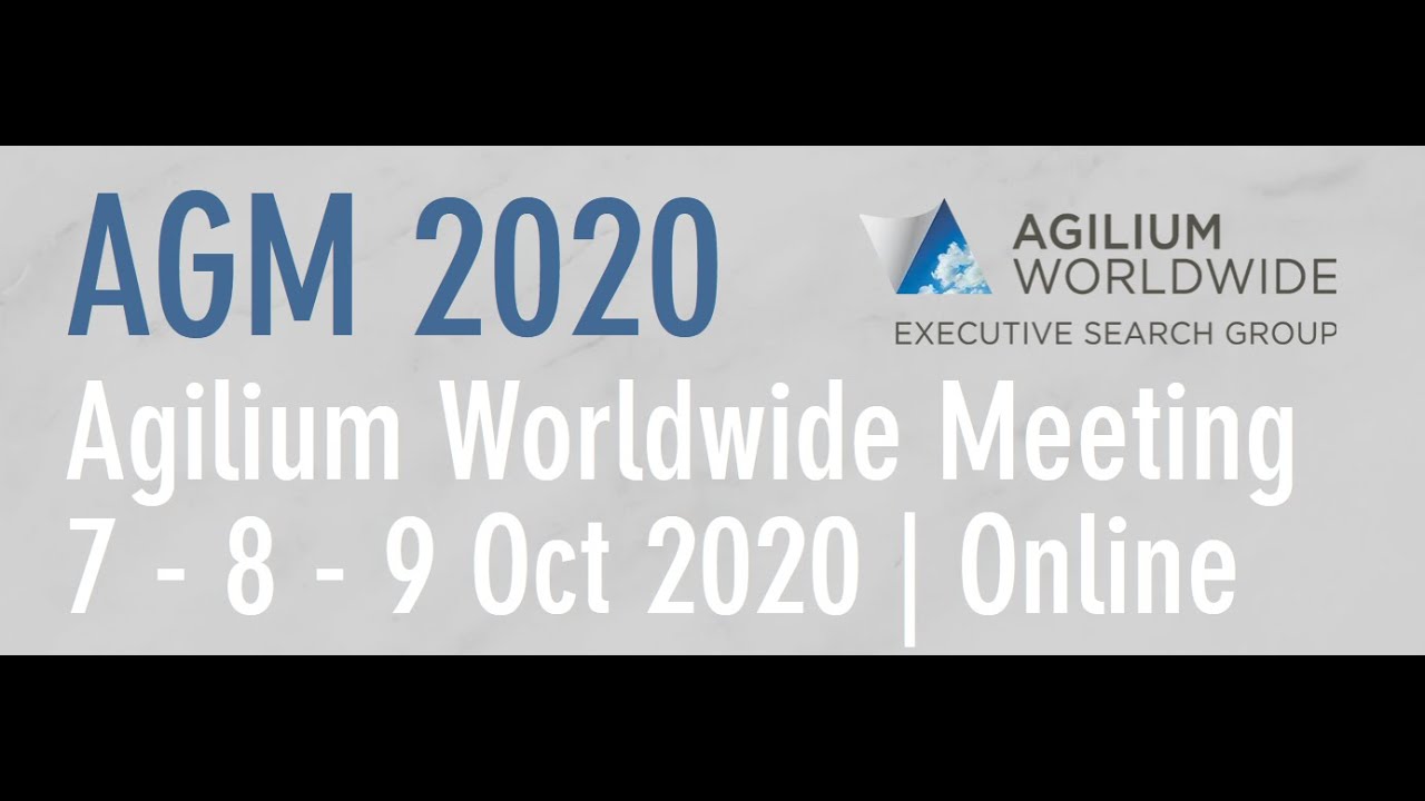 October 2020 &ndash; Agilium Worldwide&rsquo;s first-ever &ldquo;Virtual AGM&rdquo; is a huge success!