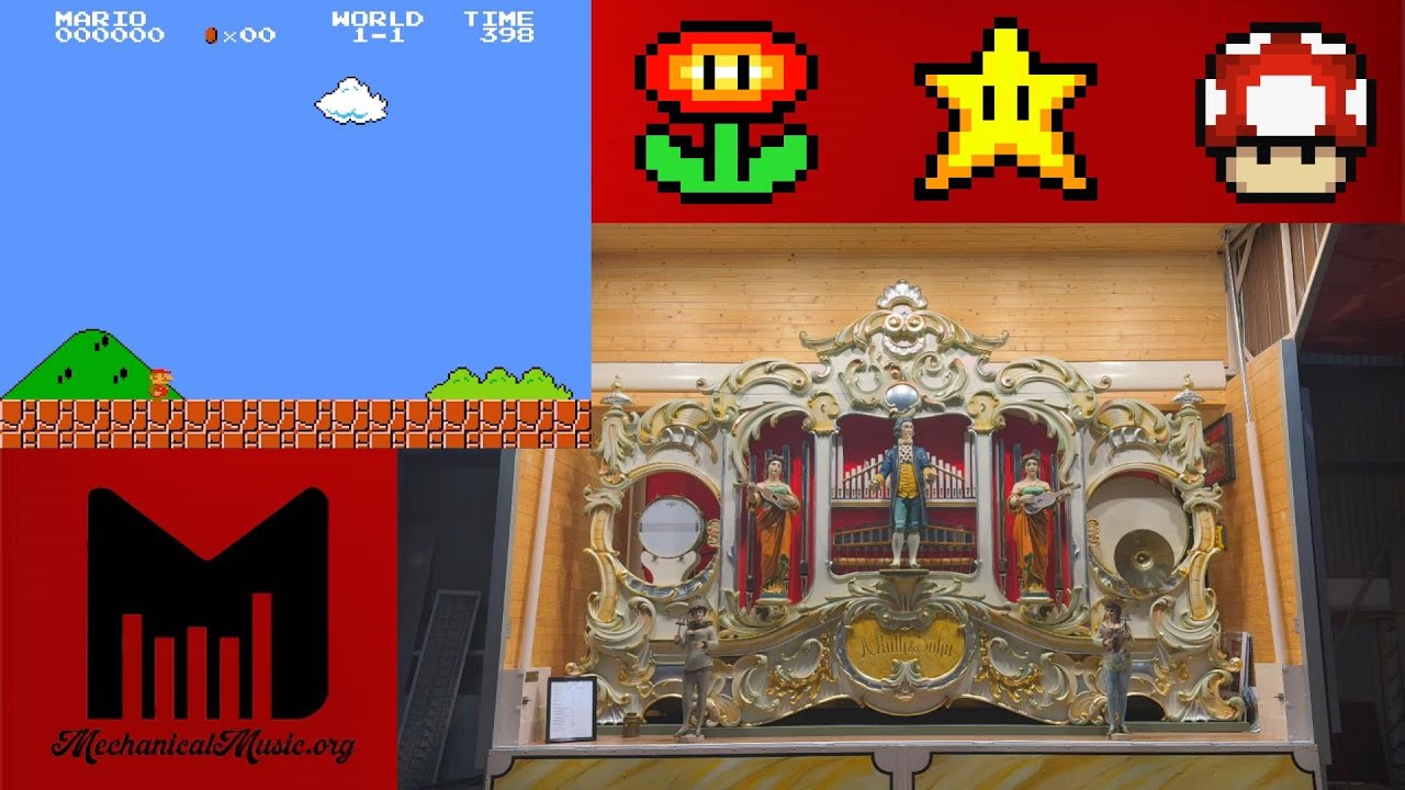 Super Mario Medley: 20+ Minutes, Played By A Ruth 36 Fairground Organ